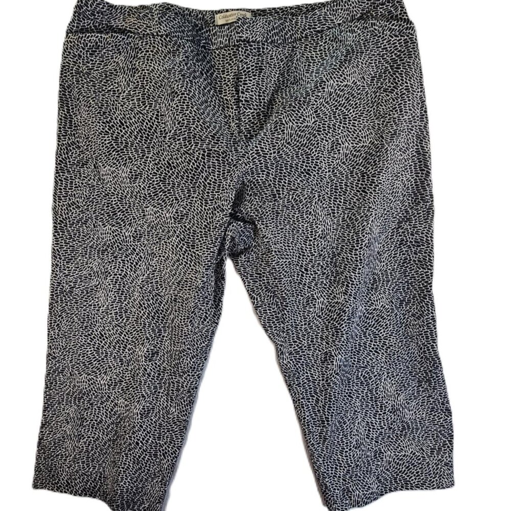 Cold water creek natural fit stretch capri pants Size 18